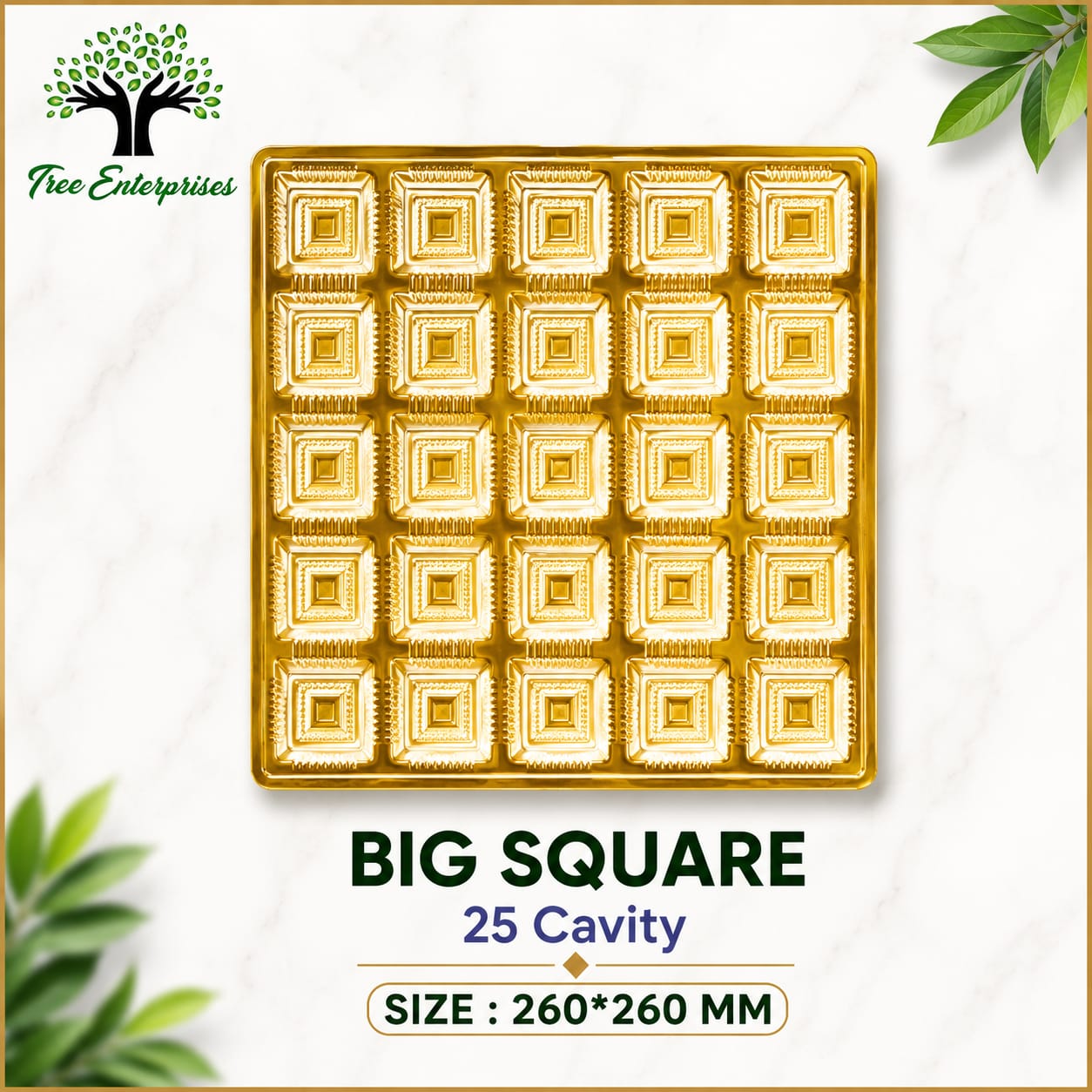 BIG SQUARE 25 CAVITY SIZE 260*260M